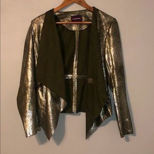 Vigoss metallic olive jacket